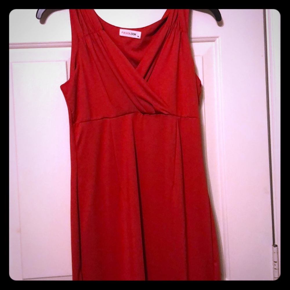 V-neck dress
